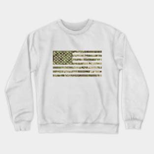 US Flag - Multicam Camo Crewneck Sweatshirt